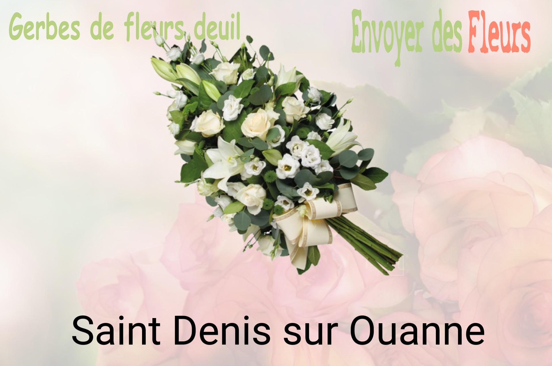 Gerbe de fleurs de deuil livrée à Saint-Denis-sur-Ouanne
